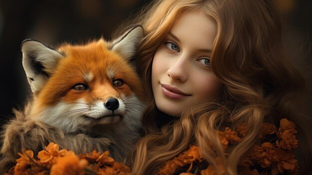 Beautiful Redhead Red Fox Crush on the Photographer Vixen