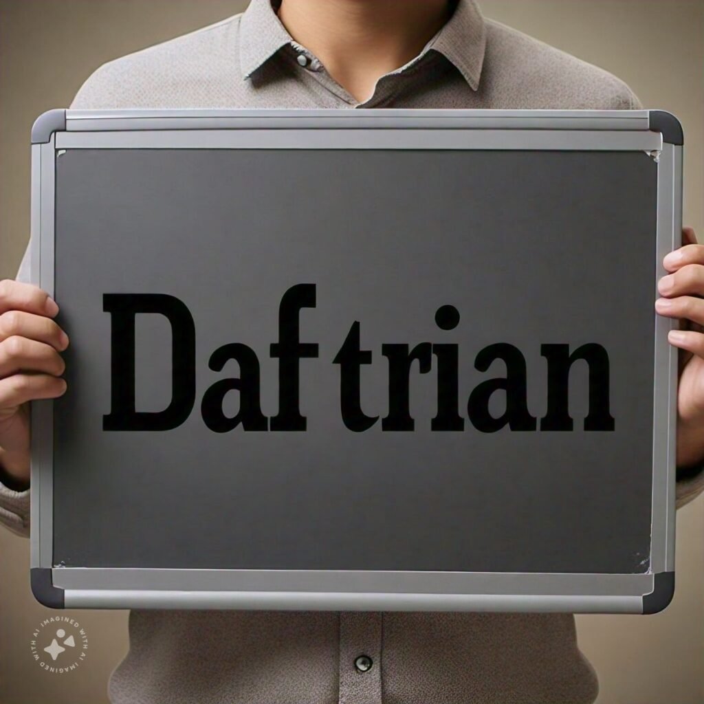 Daftarian How to Pronounce